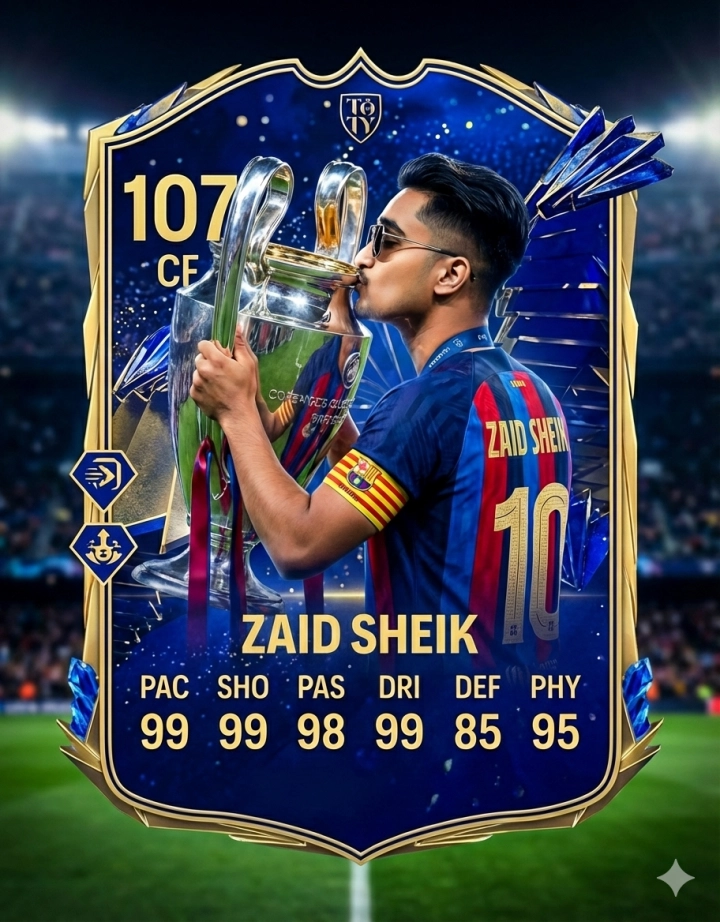 FIFA Ultimate Team TOTY карточка ZAID Sheik