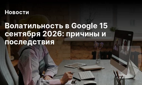 Волатильность в Google 15 сентября 2026: причины и последствия