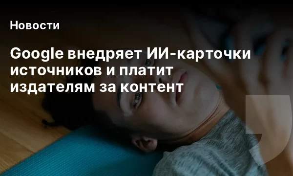 Google внедряет ИИ-карточки источников и платит издателям за контент Google внедряет ИИ-карточки источников и платит издателям за контент