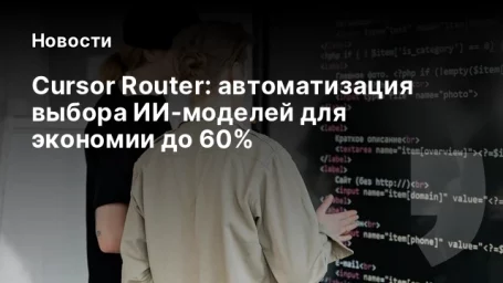 Cursor Router: автоматизация выбора ИИ-моделей для экономии до 60% Cursor Router: автоматизация выбора ИИ-моделей для экономии до 60%