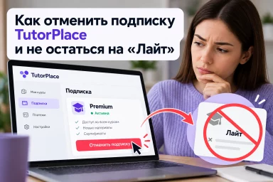 Как отключить подписку TutorPlace и вернуть деньги