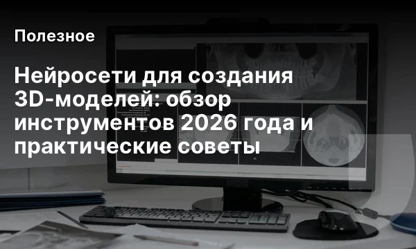 Нейросети для создания 3D-моделей: обзор инструментов 2026 года и практические советы