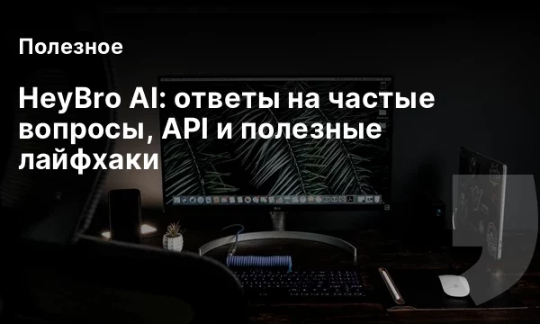 HeyBro AI: ответы на частые вопросы, API и полезные лайфхаки HeyBro AI: ответы на частые вопросы, API и полезные лайфхаки