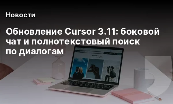 Обновление Cursor 3.11: боковой чат и полнотекстовый поиск по диалогам