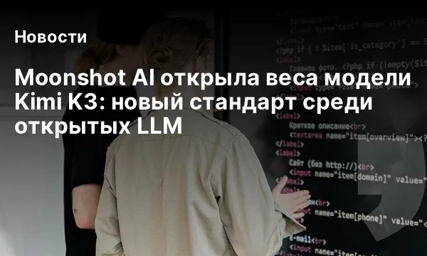 Moonshot AI открыла веса модели Kimi K3: новый стандарт среди открытых LLM