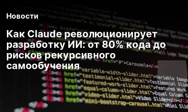 Как Claude революционирует разработку ИИ: от 80% кода до рисков рекурсивного самообучения