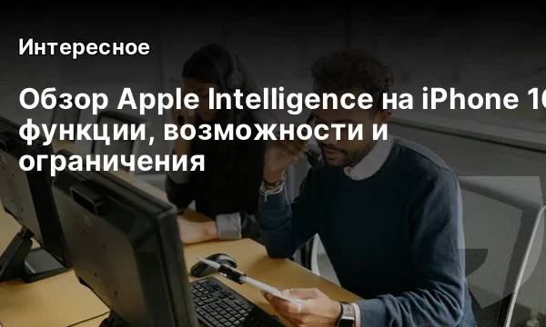 Обзор Apple Intelligence на iPhone 16: функции, возможности и ограничения