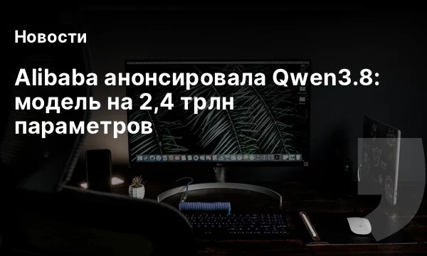 Alibaba анонсировала Qwen3.8: модель на 2,4 трлн параметров