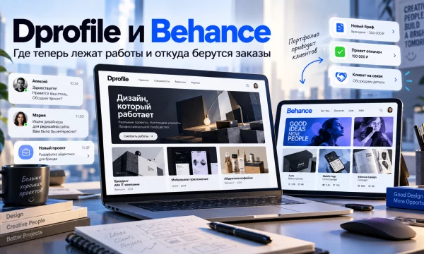 Dprofile и Behance: где теперь лежат работы и откуда берутся заказы