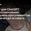 Промт для ChatGPT: Профессиональная поддержка программистов &ndash; от новичка до эксперта