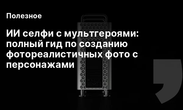 ИИ селфи с мультгероями: полный гид по созданию фотореалистичных фото с персонажами